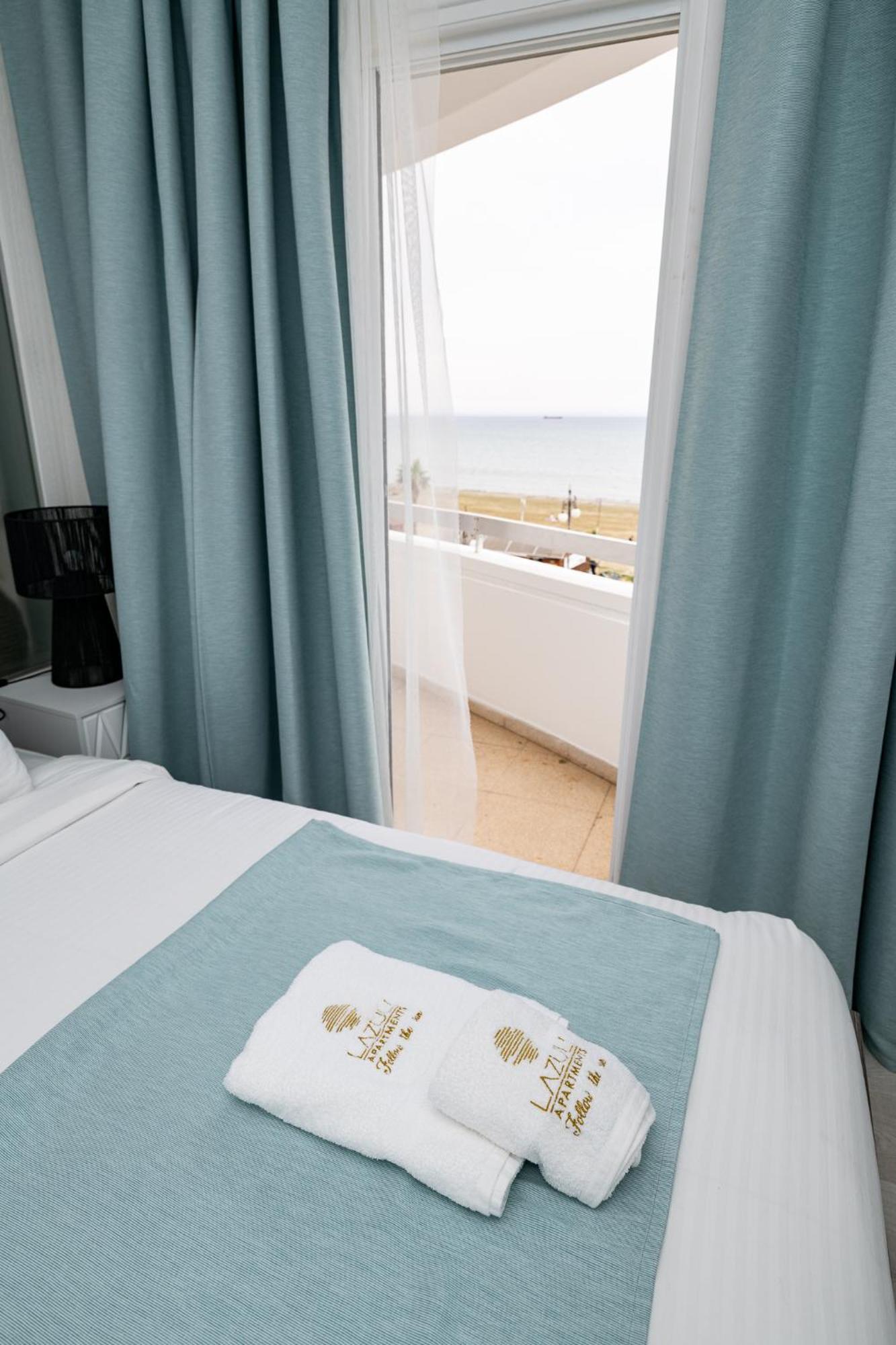 Lazuli Sea View Beachfront Ap 21 拉纳卡 外观 照片